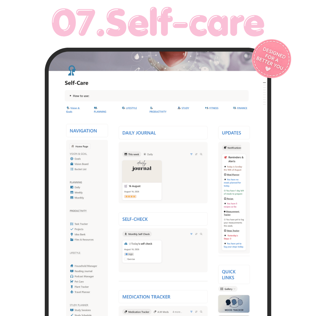 The Notion life planner template built to declutter your mind. Set up your entire life system and start planning in minutes. - NotionRoutine