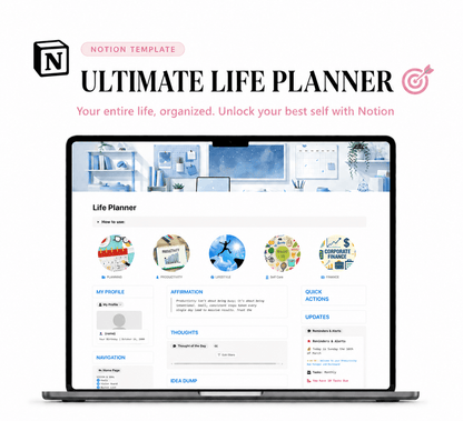 The Notion life planner template built to declutter your mind. Set up your entire life system and start planning in minutes. - NotionRoutine