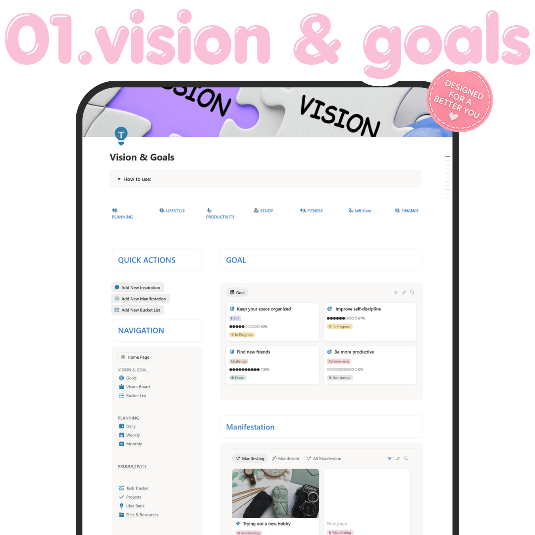 The Notion life planner template built to declutter your mind. Set up your entire life system and start planning in minutes. - NotionRoutine